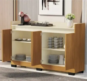 Buffet 4 Portas Real Mel/Pérola – MÓVEIS PRIMUS - Foto 2