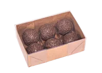 Caixa Basic para 6, 9, 12 doces Kraft - Pct c/ 10 unidades