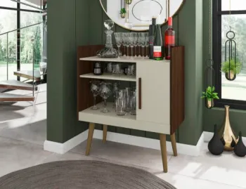 Aparador Café II Nogueira/Off White – BECHARA