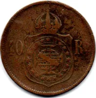 1880 - 40 Réis - Moeda Brasil Império - Foto 2