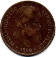 1880 - 40 Réis - Moeda Brasil Império