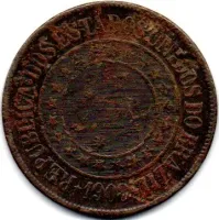 1908 - 40 Réis - Moeda Brasil