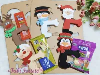 G1.745 Gabarito de Moldes  em MDF  Agarradinhos Natalinos - Foto 4