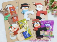 G1.745 Gabarito de Moldes  em MDF  Agarradinhos Natalinos - Foto 2