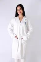 Jaleco Unissex 100% Algodão Manga Longa e Botão - Foto 3