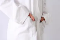 Jaleco Unissex 100% Algodão Manga Longa e Botão - Foto 5