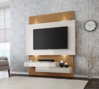 Home até 55? Flora TB120L Off White/Freijó – DALLA COSTA