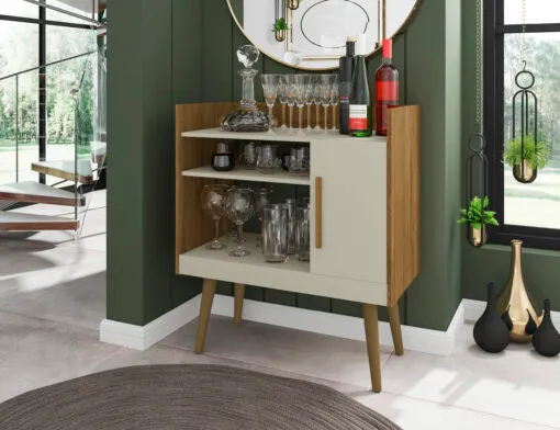 Aparador Café II Cinamono/Off White – BECHARA Imagem