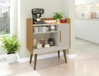 Aparador Café II Cinamono/Off White – BECHARA - Foto 2