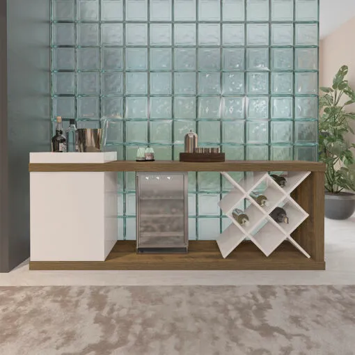 Rack Bar até 60? Madrid Pinho/Off White – ARTELY