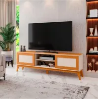 Rack até 65? Andros Off White/Cedro – EDN MÓVEIS