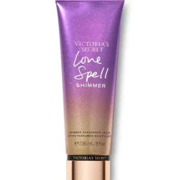 FRAGRANCE LOTION VICTORIA´S SECRET LOVE SPELL SHIMMER  ( Com Glitter) 236ml Original