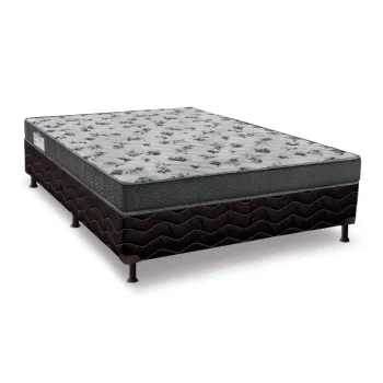 Base casal simples + Colchão Casal 138 Espuma D33 + EPS Ortopedico Iso 100 19  cm Oferta