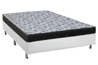 Base casal simples + Colchão Casal 138 Espuma D33 + EPS Ortopedico Iso 100 19  cm Oferta - Foto 3