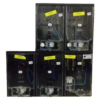 Caixa de Luz Visor Rua 4 Relogios 25mm Completa * 4 medidor *