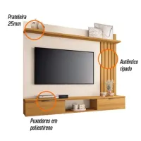 Painel Suspenso até 55? Lets Cinamono/Off White – HB MÓVEIS - Foto 3