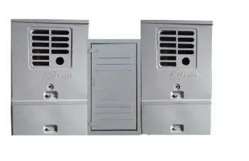 Caixa De Luz CHAPA Tipo E Para 2 Medidor - Enel Eletropaulo MONTADA AES ENEL