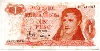 Argentina - 1 Peso - Cédula Estrangeira