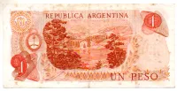 Argentina - 1 Peso - Cédula Estrangeira - Foto 2
