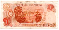 Argentina - 1 Peso - Cédula Estrangeira - Foto 2