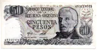 Argentina - 50 Pesos - Cédula Estrangeira