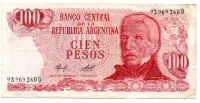 Argentina - 100 Pesos - Cédula Estrangeira