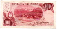 Argentina - 100 Pesos - Cédula Estrangeira - Foto 2