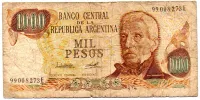 Argentina - 1000 Pesos - Cédula Estrangeira