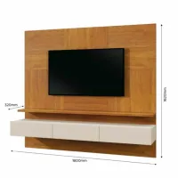 Painel até 75? Nápoles Naturale/Off White – MAVAULAR - Foto 2