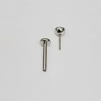 Labret  AÇO CIRÚRGICO 1.2mm com PEDRA ANATÕMICA PUSH PIN ACO11 - Foto 2