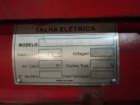 Talha Elétrica Cabo de Aço 500Kg Sansei - Cód. 243 - Foto 7