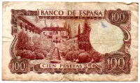 Espanha - 100 Pesetas - Cédula Estrangeira - Foto 2