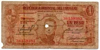 Uruguai - 1 Peso - Cédula Estrangeira