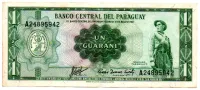 Paraguai - 1 Peso - Cédula Estrangeira