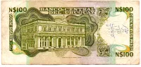 Uruguai - 100 Nuevos Pesos - Cédula Estrangeira - Foto 2