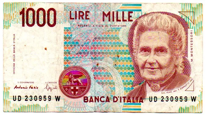 Itália - 1000 Lire - Cédula Estrangeira
