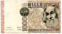 Itália - 1000 Lire - Cédula Estrangeira