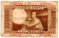 Espanha - 100 Pesetas - Cédula Estrangeira - Foto 2