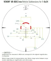Luneta Vortex Optics Venom 1-6x24 AR-BDC3 - Foto 3
