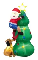 Papai Noel Árvore Inflável 2,10m 