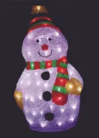 Boneco de Neve de 80 LEDS - Bivolt - Foto 2