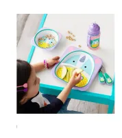 Tigela Skip Hop Zoo Unicórnio - A partir de 12 meses+ - Foto 3