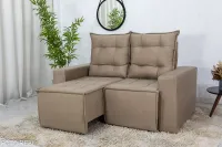  Sofá retrátil e Reclinavel  Rafaela 1,60 Rff