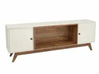 Rack até 60? Thor R418 Off White/Freijó – DALLA COSTA - Foto 2