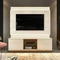 Home Theater até 65? Prati Off White/Demolição – DJ MÓVEIS