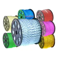 Mangueira Redonda Luminosa LED Varias Cores Rolo 100mts - Foto 2