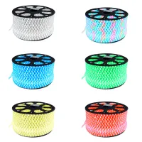 Mangueira Redonda Luminosa LED Varias Cores Rolo 100mts - Foto 4