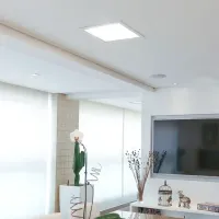 Luminaria Led Embutir Quadrada 18W Slim   - Foto 2
