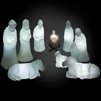 Presépio Iluminado 10 Peças - Branca 