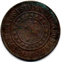 1911 - 40 Réis - Moeda Brasil